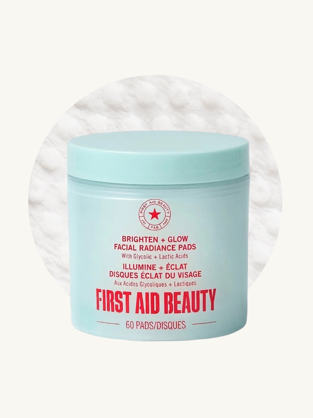 BRAND NEW First Aid Beauty Brighten + Glow Facial Radiance Pads